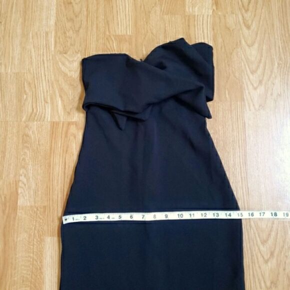 Topshop Twist Bow Sheath Dress - size 2 in Black - Picture 10 of 13